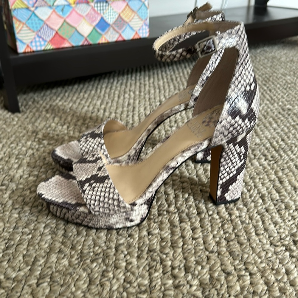 Sathina Snake print heels